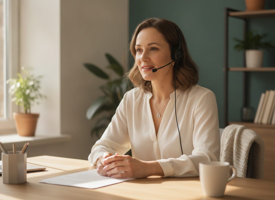 A member of our team answering the phone